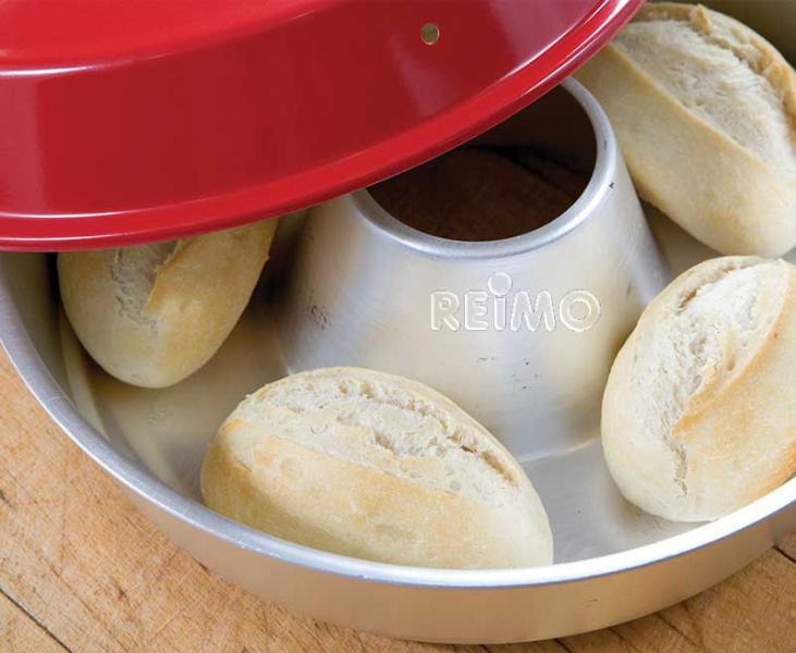 Backen direkt auf der Gasflamme, 3-teilig