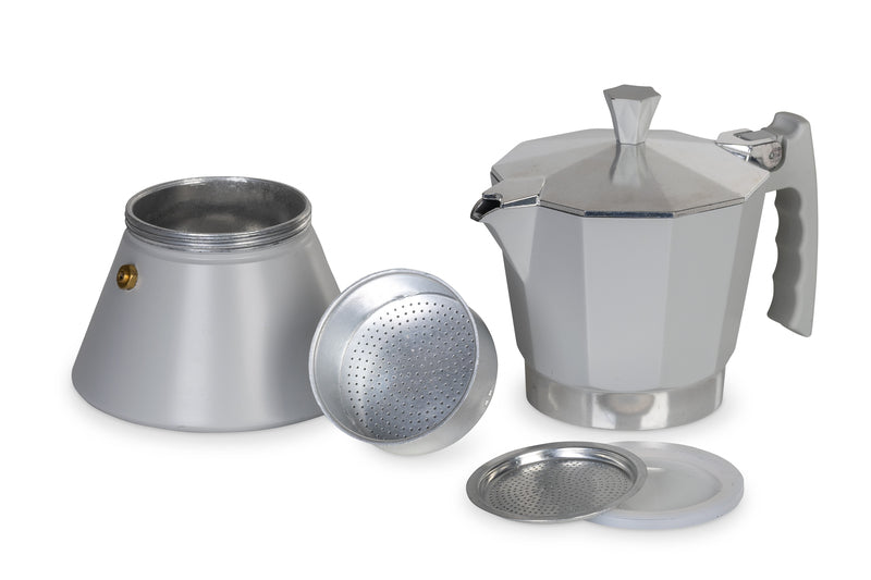 Kaffeebereiter TRENDY für 6 Tassen, 300ml,soft-touch Griff,hell grau