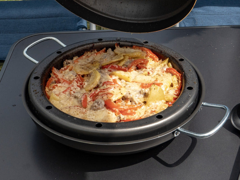 Der kompakte Camping-Backofen - Gesundes und fettfreies Kochen