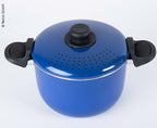 Das Komfort Topf-Set in blau/schwarz