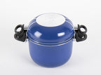 Das Komfort Topf-Set in blau/schwarz