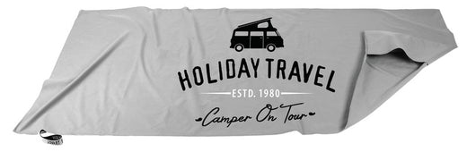 HOLID Holiday Travel Cannon Beach Mikrofaser-Strandtuch 200x80cm, grau