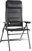 Klappstuhl ARAVEL 3D MEDIUM, schwarz, 7-fach verstellbar, Alu-Gestell