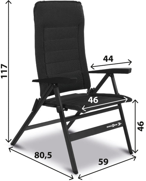 Campingstuhl Travelounger S, dark-grey