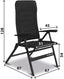 Campingstuhl Travelounger L, dark-grey