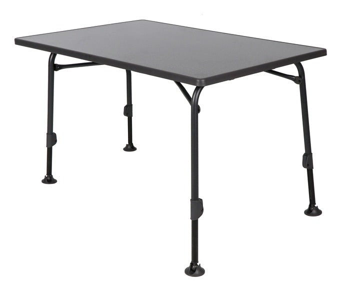 Campingtisch AIRCOLITE 120c80cm,black line, wasserfest, höhenverstell