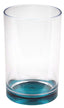 Kunststoff-GlÃ¤ser mit farbigem Boden, 350 ml, 2er Set: Lime + Petrol