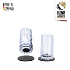Magnetschnapsgläser 0,04ml + Untersetzer, je 2 Stück, Ã4,0cm,H 7,0 cm