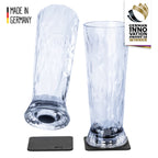 Biergläser Magnet+ 2er-Set, 500ml, H21,6xÃ8,5cm, Plastik Hightech