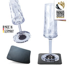 Sektgläser Magnet+ 2er-Set, 150ml, H20,2xÃ6,60cm, Plastik Hightech