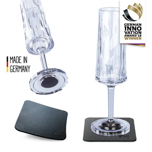 Silwy Magnet-Kunststoffgläser SEKT 0,15 l - 2er Set