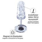 Magnet-Kunststoffgläser SEKT 0,15 l - 2er Set
