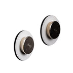 Magnet-Haken "SMART"+Metall-Nano-Gel-Pad,2ST,weiÃ,Ã5,0cm, Lederlook