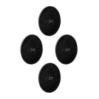 Magnet-Nano-Gel-Pad,4ST,schwarz, Ã7,5cm, Lederlook
