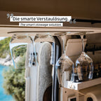 Magnetleiste mit Anti-Rutsch-Beschichtung Weiß