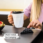 <span style="color: rgb(0, 0, 0);">Kunststoff Henkel-Tasse TO GO - Pad Schwarz</span>