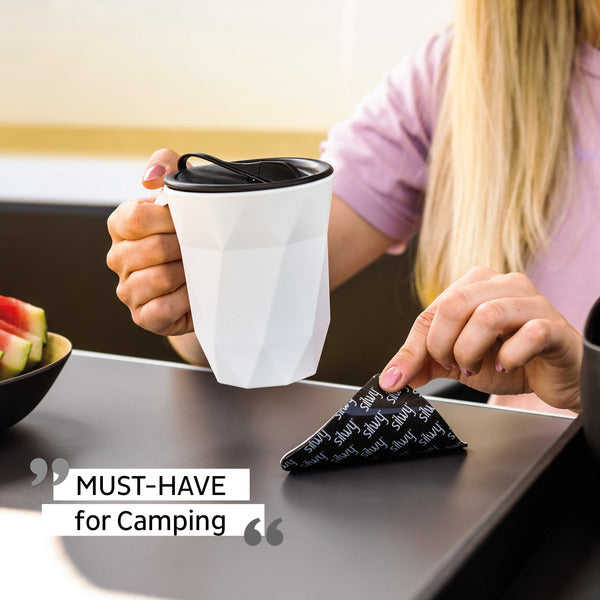 <span style="color: rgb(0, 0, 0);">Kunststoff Henkel-Tasse TO GO - Pad Schwarz</span>