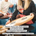 Magnet-Kristallgläser Wein - 2er Set