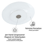 Speiseteller Porzellan - 2er Set - Apricot