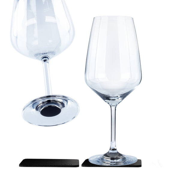 Magnet Kristall-Weinglas Bordeaux 650 ml 2er Set, inkl. 2 Gel-Pads