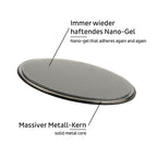 Silwy Metall-Pad Superstrong schwarz, 1Stück