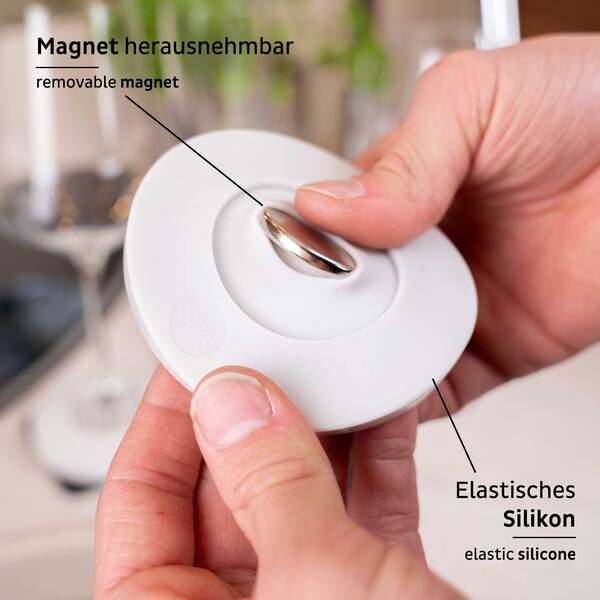 Silwy Magnet-Kondom für Stielgläser - 4er Set