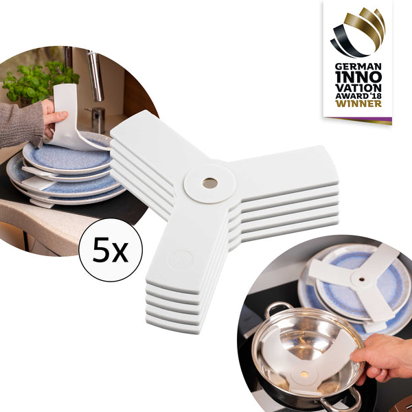 Magnet-Sandwich-Bundle 5er Set, grau