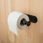 Magnet Toilettenpapierhalt. SILWY inkl.MetallPad  Black,16,6x4,5x11 cm