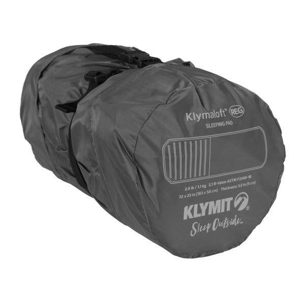 Isomatte KLYMIT XL 198x74x13cm, grün/grau