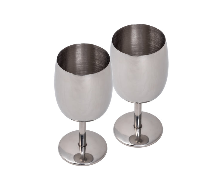 Edelstahl-Weinkelch - 2er Set