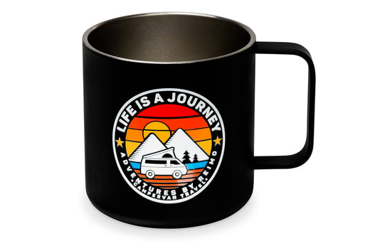 LIFE IS A JOURNEY – Edelstahl-Tasse