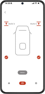 Level 9 Keilhöhensystem mit App inkl. Tragetasche