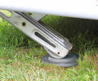 Platten für die Kurbelstützen der Wohnwagen