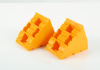 Blockierkeil, 2er Set, gelb