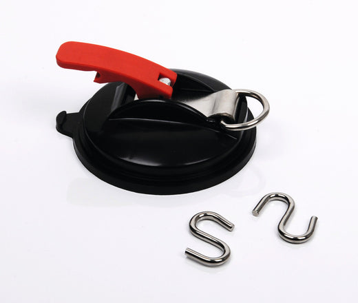 Camp4 Saugnapfbefestigung mit Ring und S-Haken