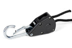 JetRope Schnellspannschnur mit Karabinerhaken, Länge 2m Ø4mm, schwarz