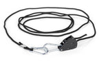 JetRope Schnellspannschnur mit Karabinerhaken, Länge 2m Ø4mm, schwarz