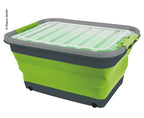 Aufbewahrungsbox mit Deckel und Rollen 30 l faltbar