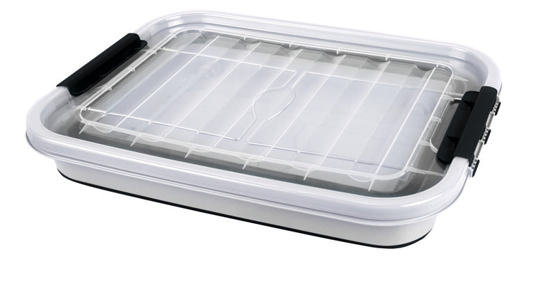 Aufbewahrungsbox mit Deckel und Rollen, 65l faltbar