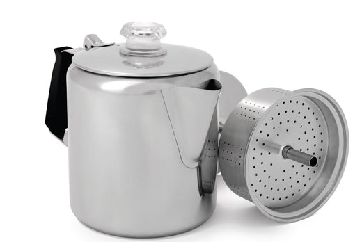 GSI Perkolator, 0,9l, 6 Tassen, Edelstahl