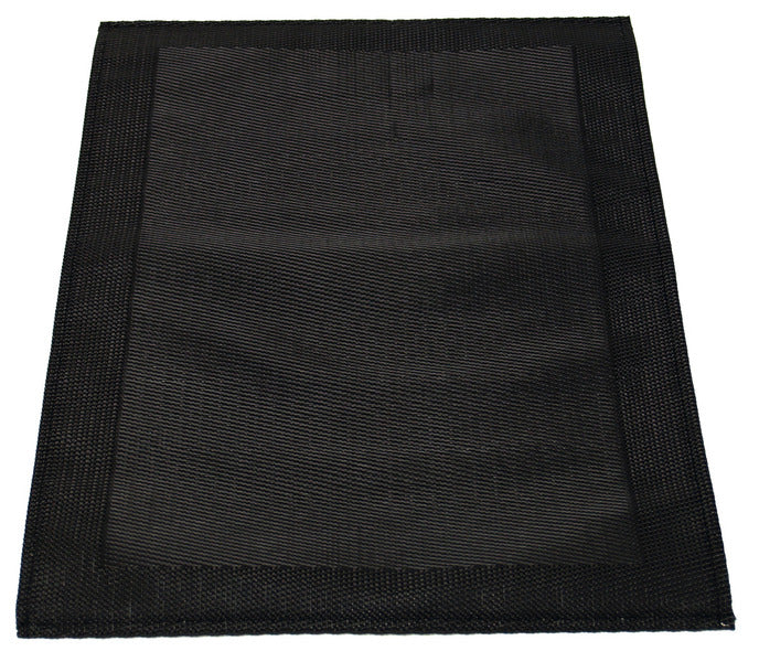 Platzdeckchen 2er Set, 30x45cm, schwarz