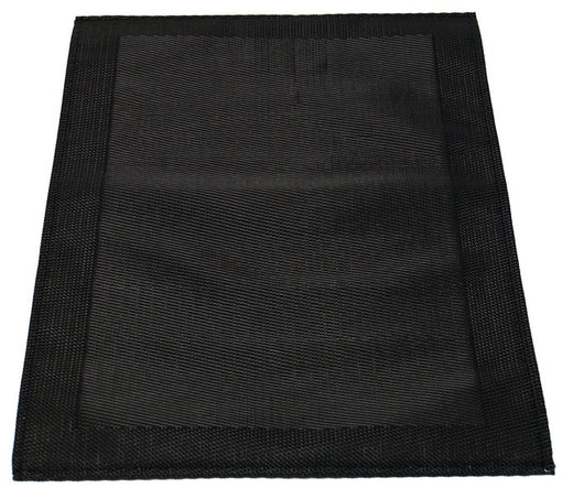 Camp4 PVC-Tischset 30 x 45 cm - Platzdeckchen im 2er Set - Schwarz