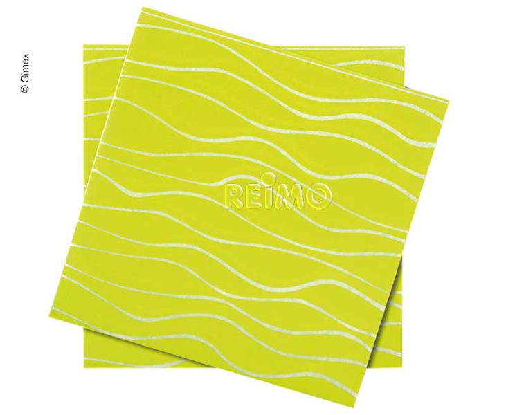GIMEX Servietten, lime, Gr.165x165mm, 20 Stück