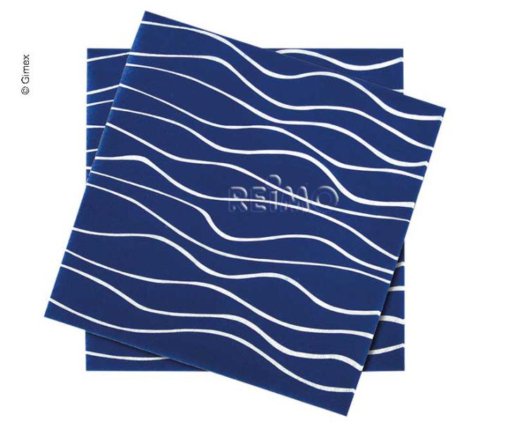 GIMEX Servietten, navy, 165x165mm, 20 Stück
