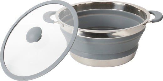 Brunner Faltbarer Kochtopf Volcano - 2,6 l - Grau