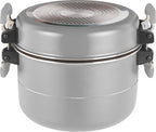 Topfset FUSION 7+1-teilig Ø22cm. Mit magnetischem Verschluss