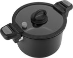 Brunner Schnellkochtopf QUIKPOT, Aluminium, Farbe:schwarz, 5L