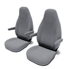 DRIVE DRESSY Fahrersitzbezug Ducato >14, Set Fahrer- u.Beifahrer, grau