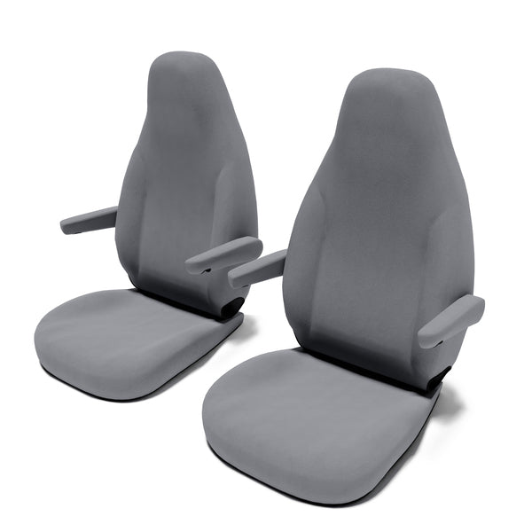 DRIVE DRESSY Fahrersitzbezug Ducato >14, Set Fahrer- u.Beifahrer, grau