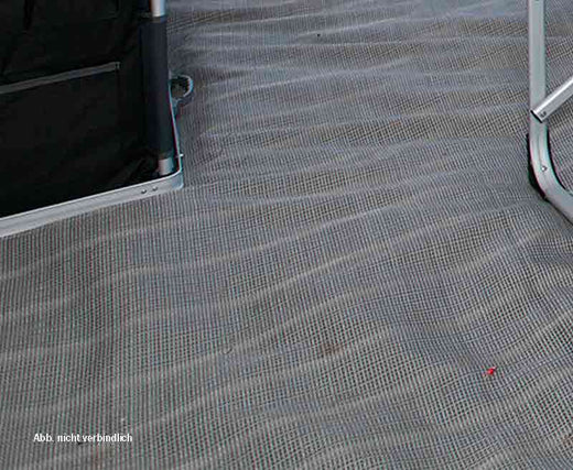 ISABE Bolon Zeltteppich 250cm breit, 50m, Light Grey